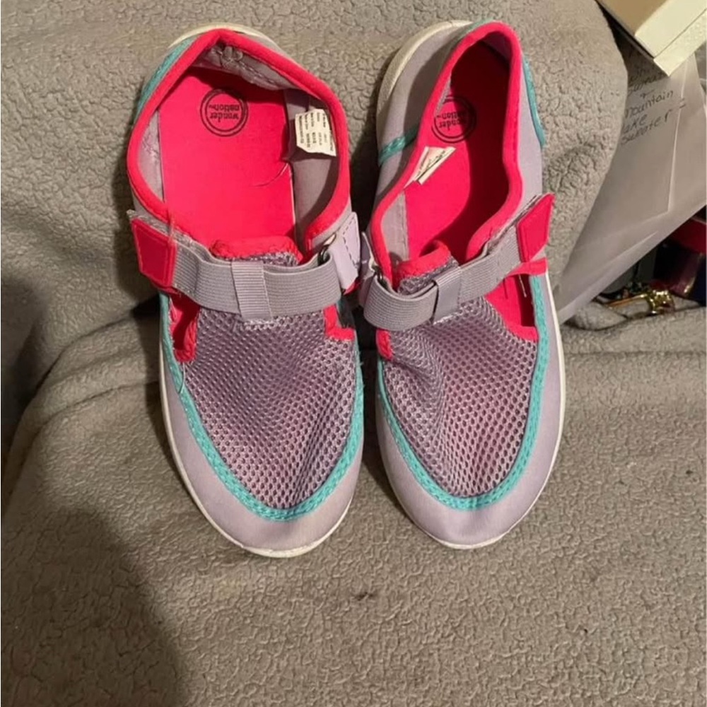 Pink and Gray Water Shoes